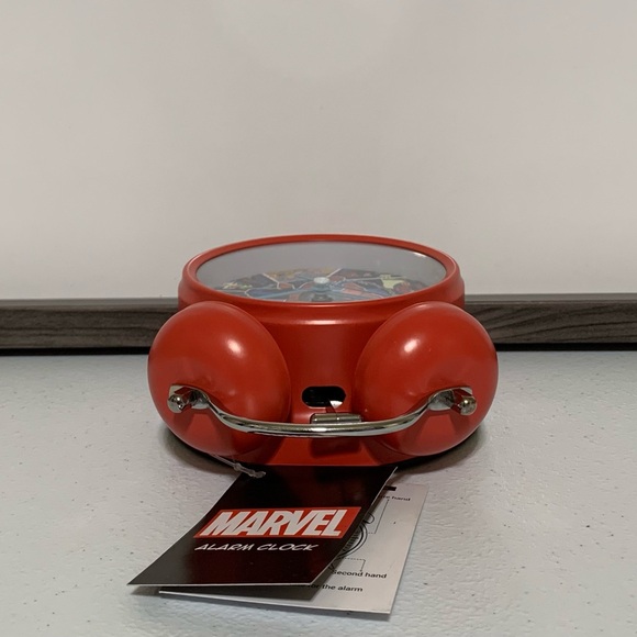 Marvel Spider-Man Twin Bell Analog Clock-NWT - Picture 5 of 8